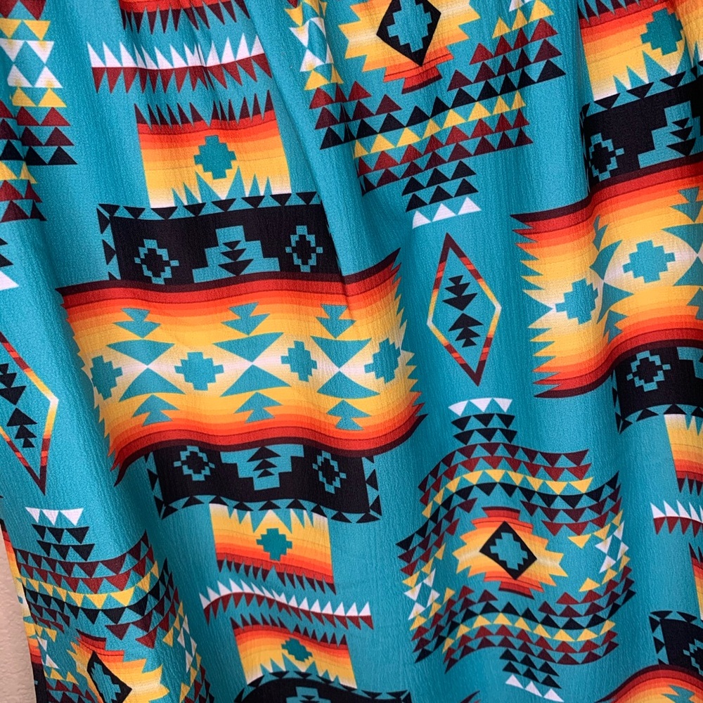 Aztec Off-the-Shoulder Top - Picture 3 of 5